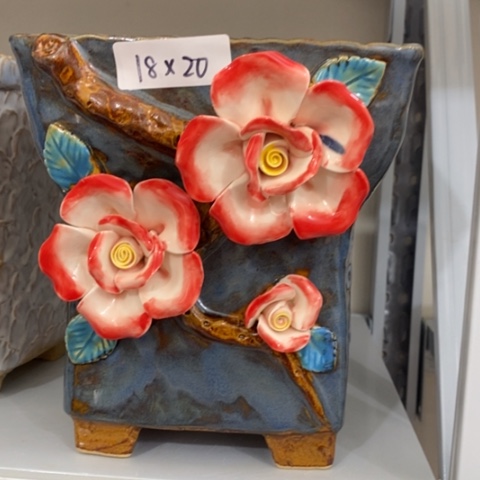 【闪购商品】红陶粗陶花瓶
