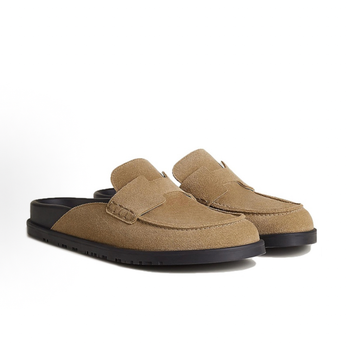 未使用 Hermes/爱马仕 爱马仕棕色博肯半拖39码