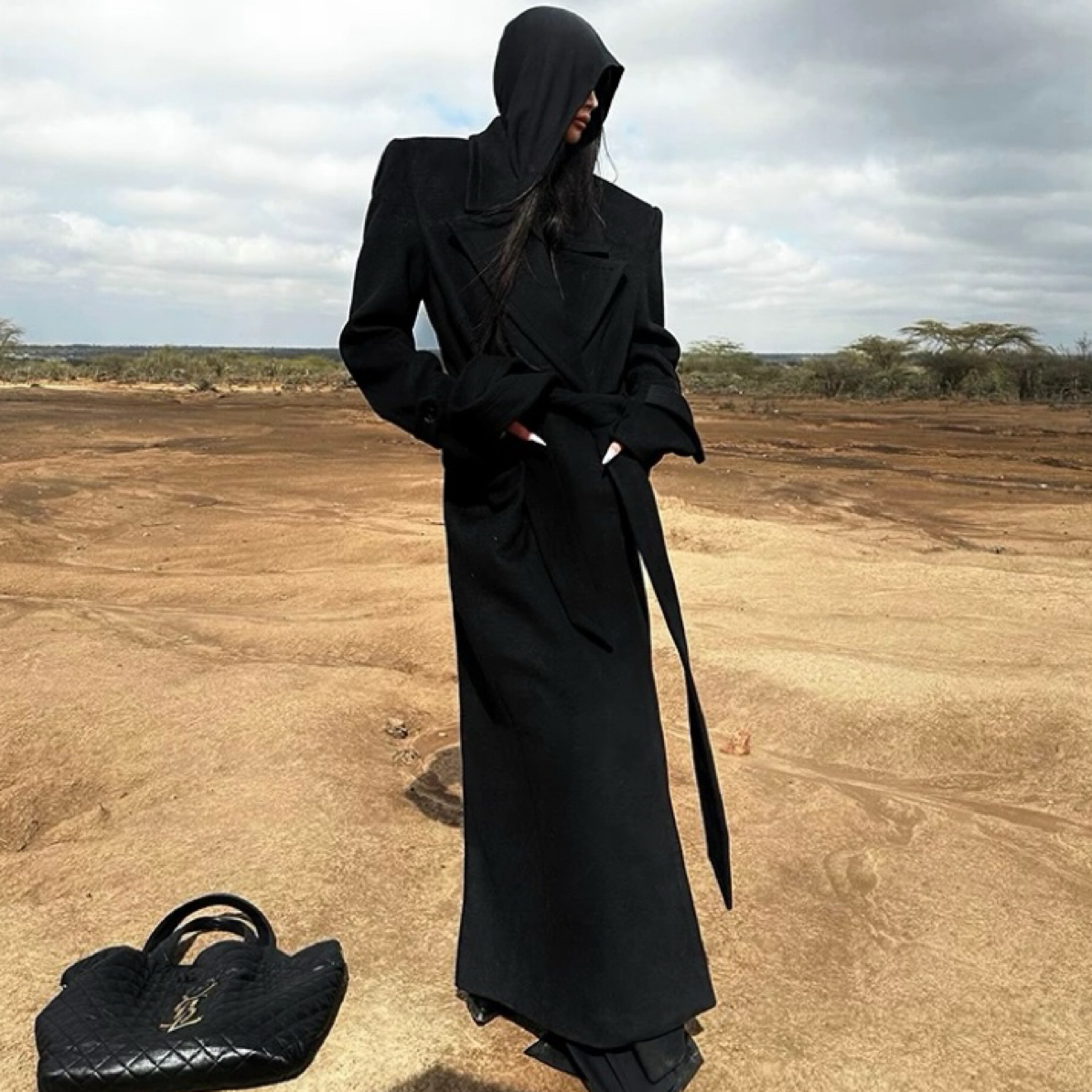 COCOWANG# 升级经典」6绵羊毛重工阔版大衣秋冬驼色气质双面8433