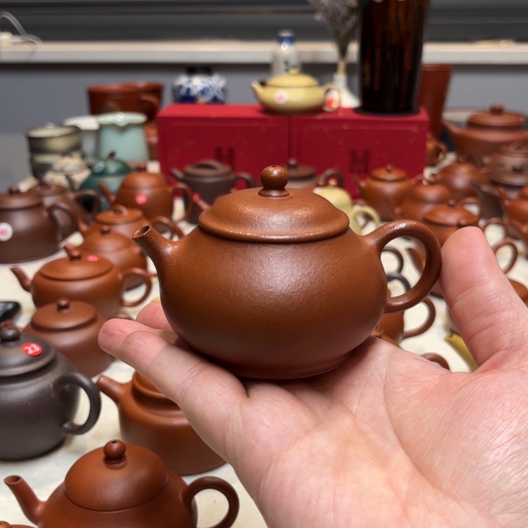 紫砂茶壶降坡泥 潘壶  120ccc