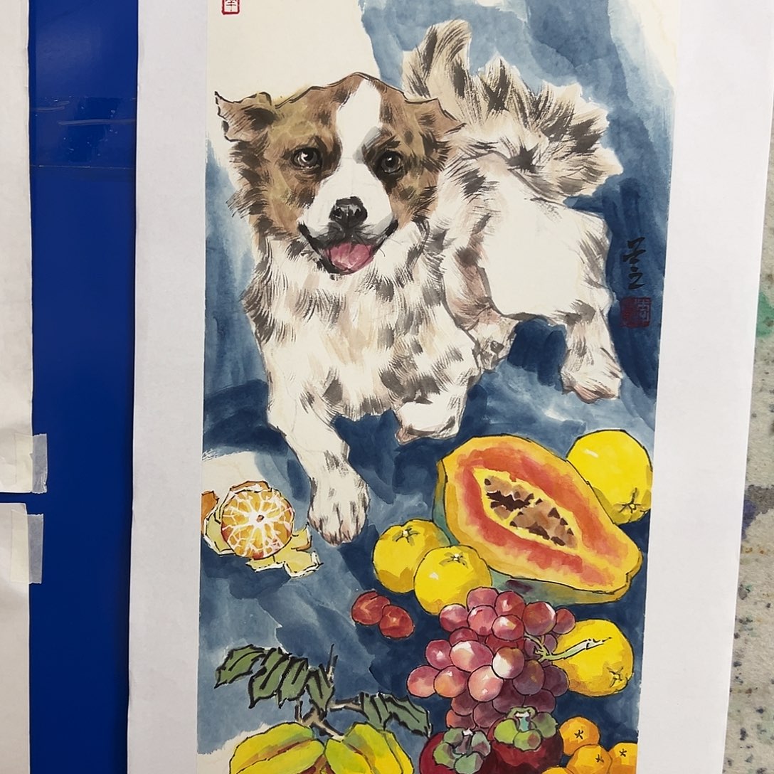 书法lxg老师亲笔手绘