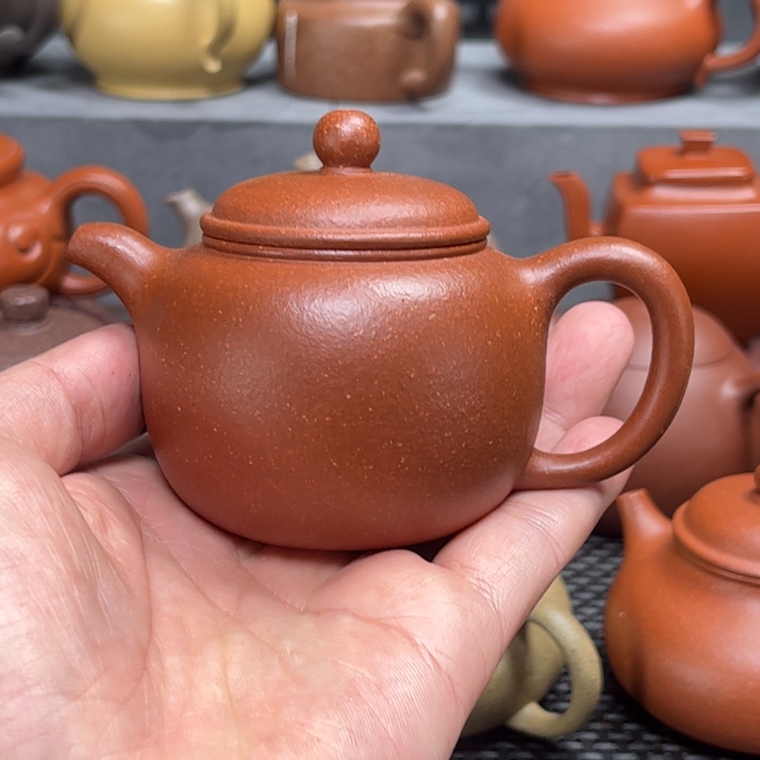 紫砂茶壶紫砂艺术茶具套装红降坡