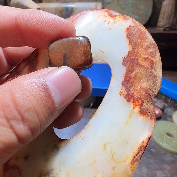 和田玉（糖玉）颈饰未镶嵌东**意