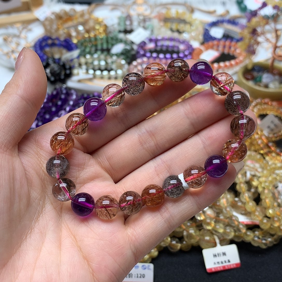 水晶未镶嵌手链手链