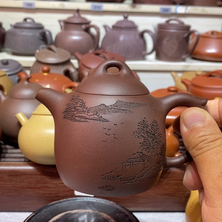 紫砂茶壶精工制作