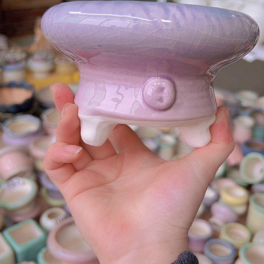 红陶陶瓷花盆当场满12包邮