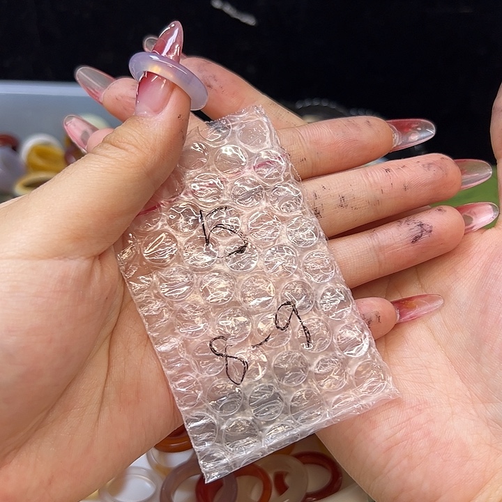 玛瑙/玉髓未镶嵌戒指