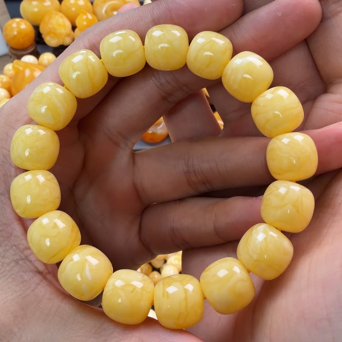 琥珀未镶嵌珠宝奇石13mm同料