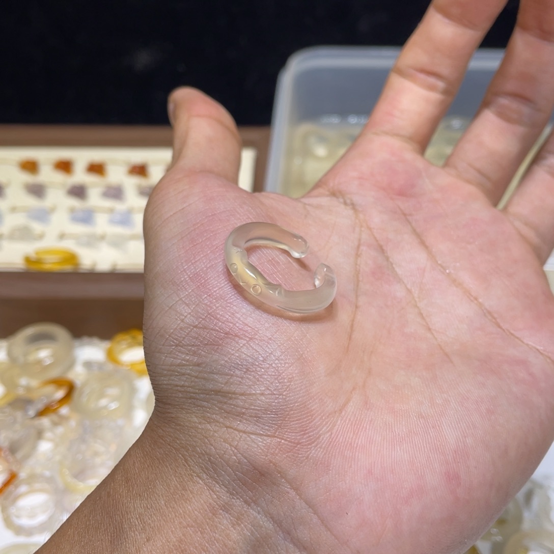 玛瑙/玉髓未镶嵌戒指215号港15