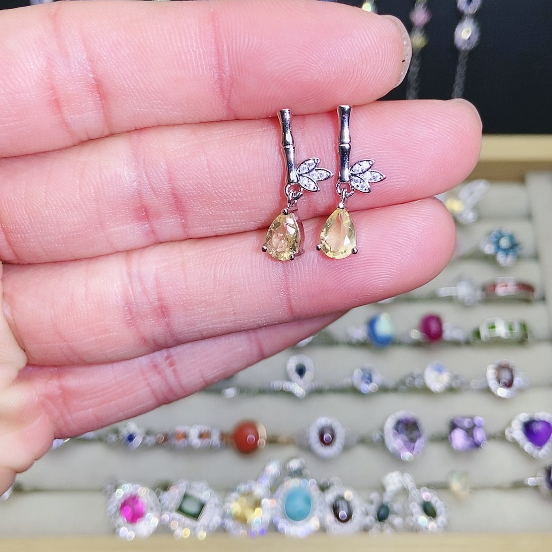 【闪购商品】未镶嵌耳饰黄晶