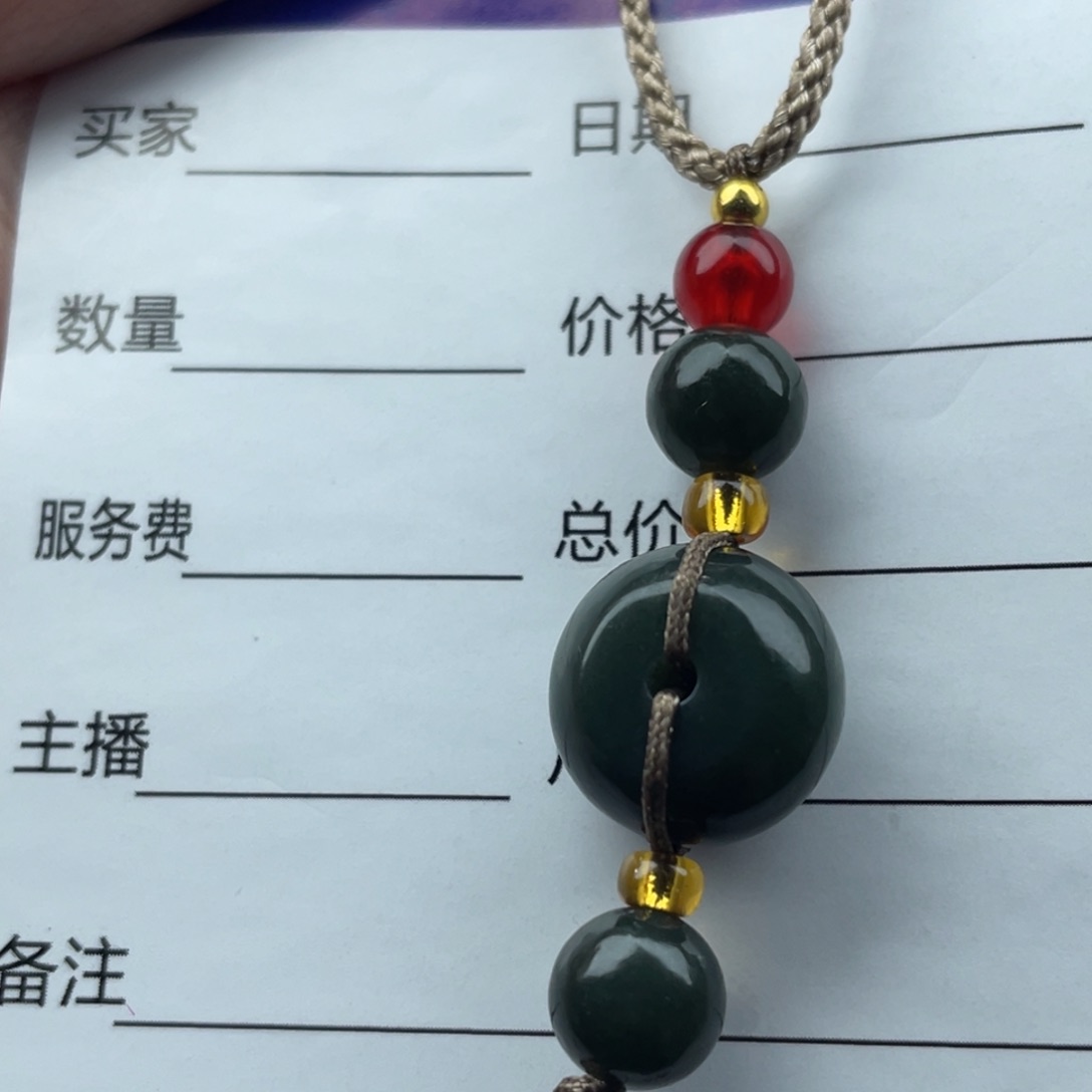 颈饰未镶嵌和田玉英***9
