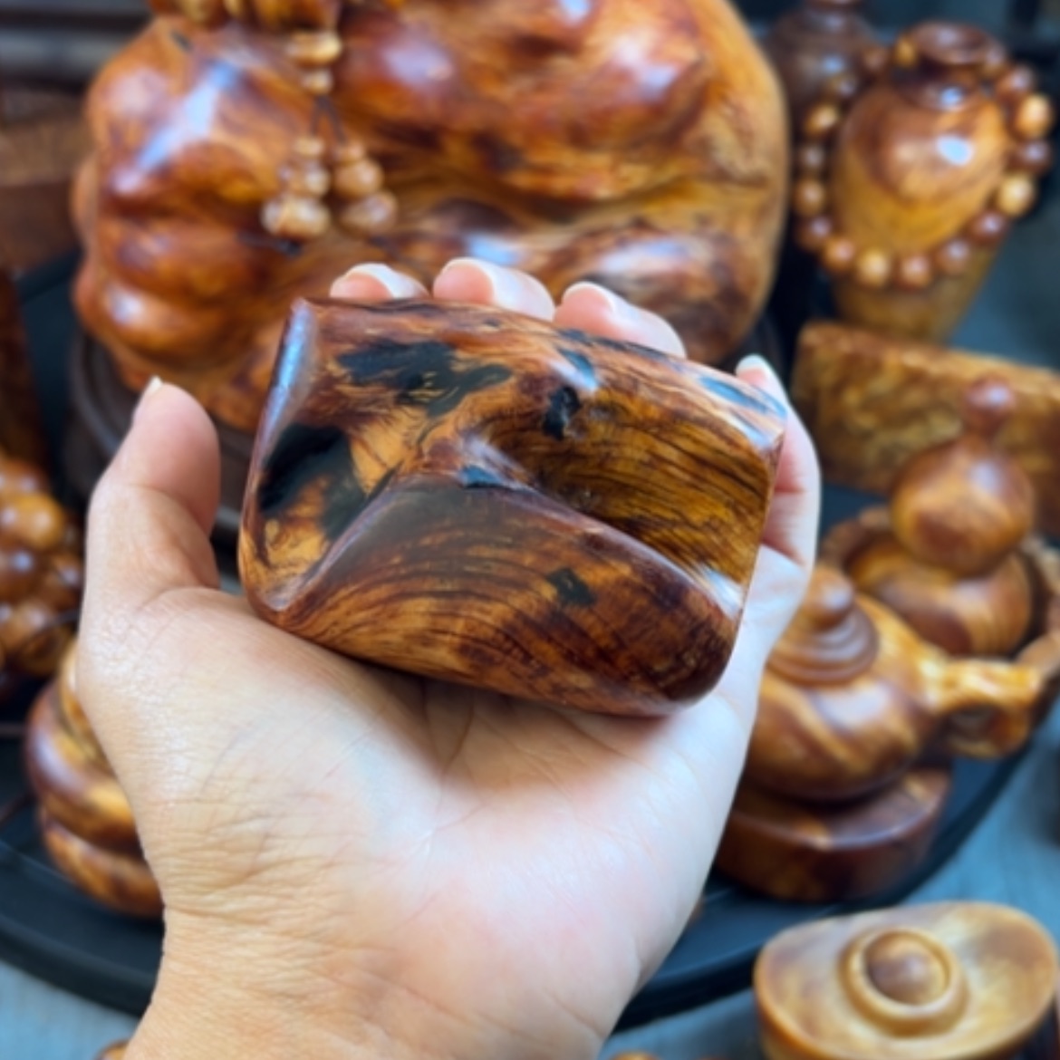 【闪购商品】松木（琥珀木）把件