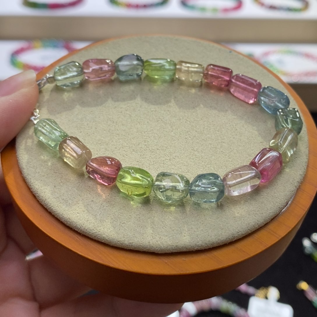 【闪购商品】碧玺手串未镶嵌两天看货期