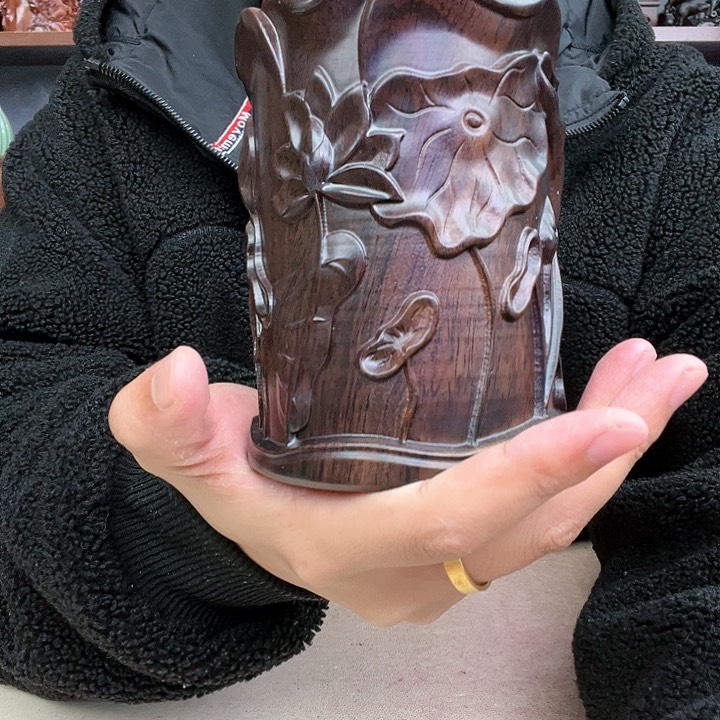 乌木类端景台小李子红木工艺品