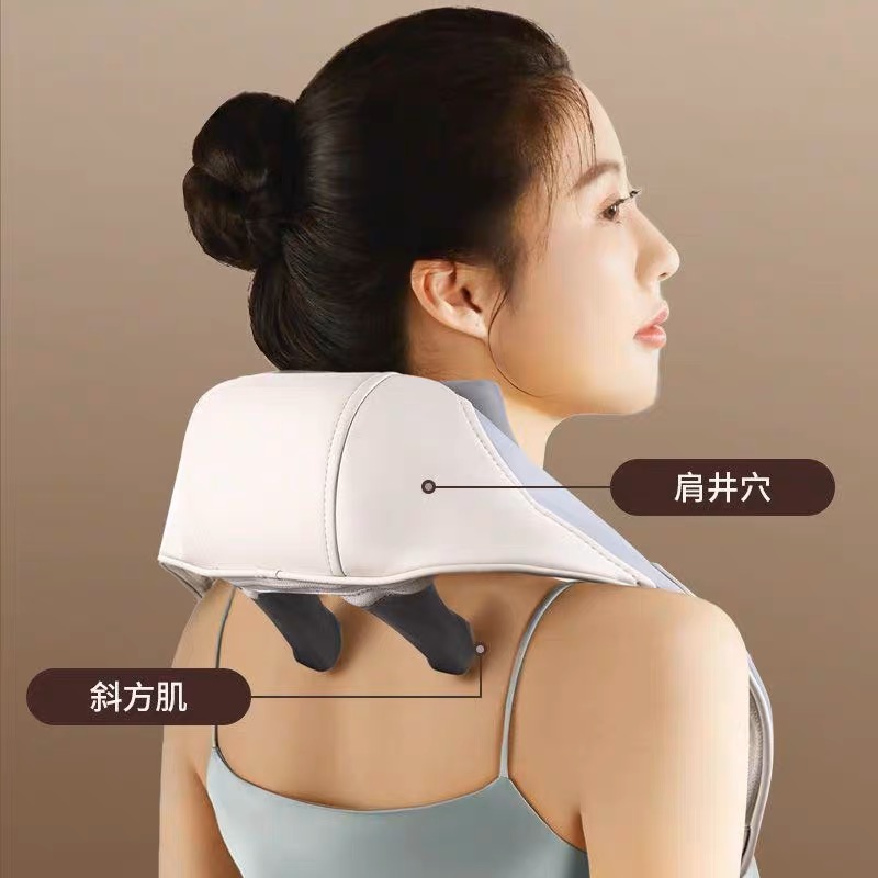 腰部背部脖子 颈肩按摩 红盒