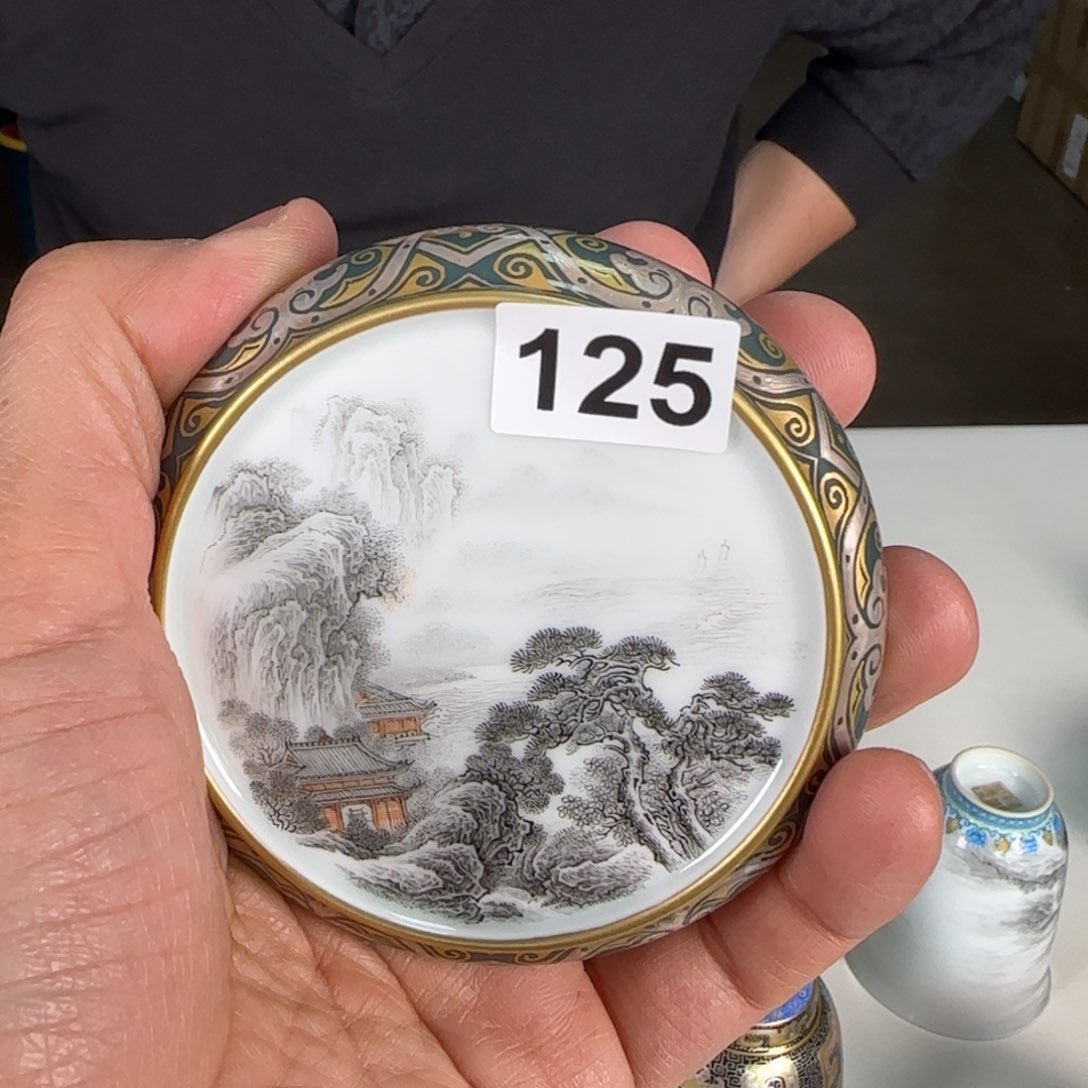 粉彩天花板王子龙作品