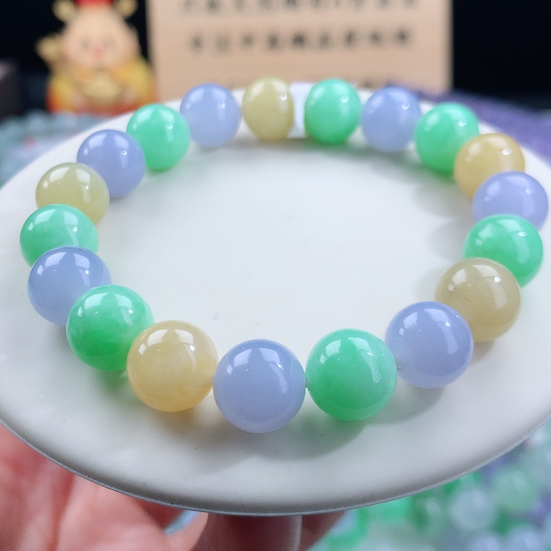 翡翠手链未镶嵌卡10