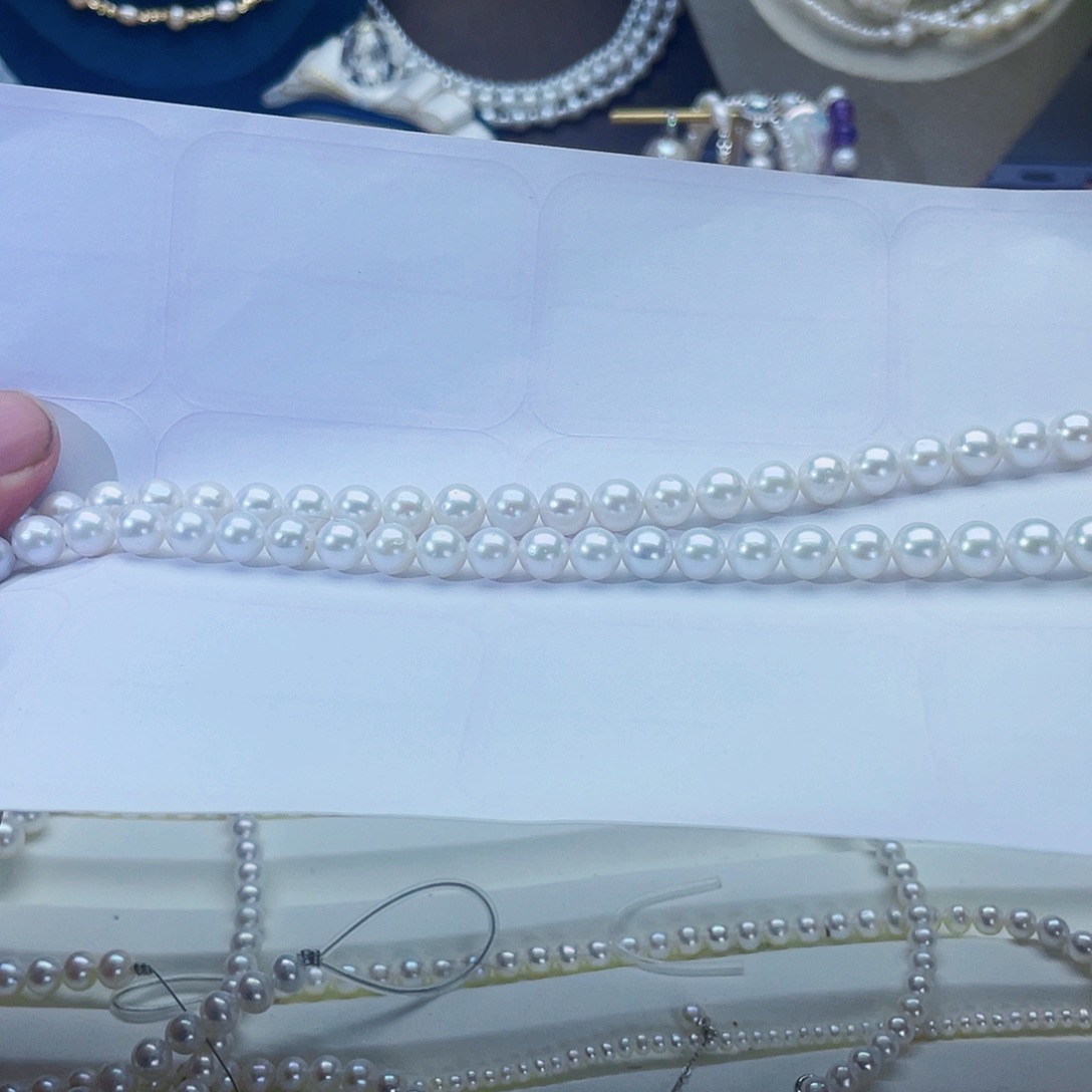 淡水珍珠颈饰银S925镶嵌