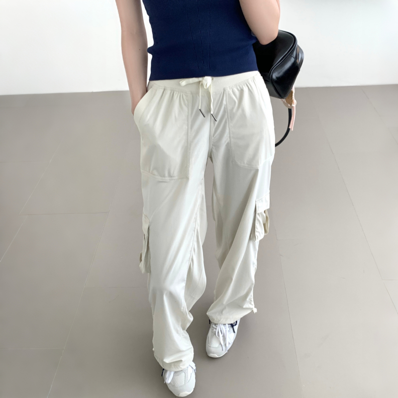 神裤系列Dance Studio版女款宽松直筒阔腿速干工装裤丢丢裤