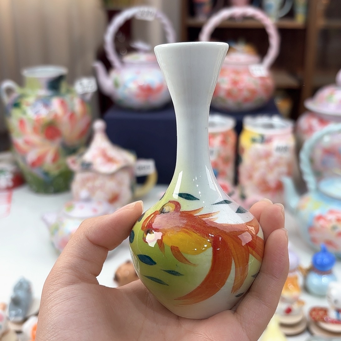 景德镇手绘高温釉下彩陶瓷茶具