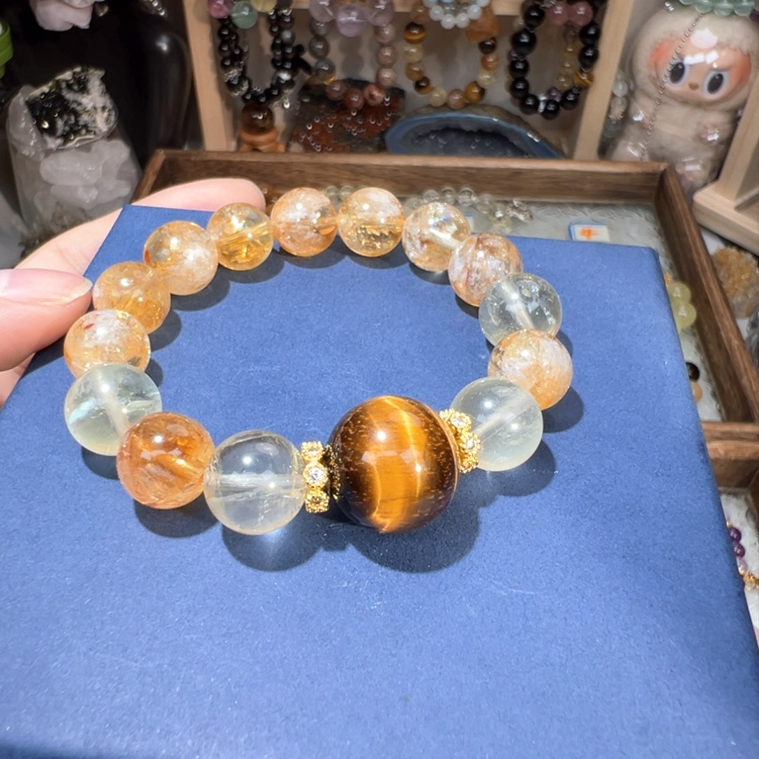 水晶手绳未镶嵌金霸