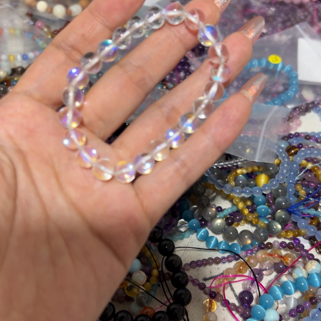 水晶手链未镶嵌泡泡晶