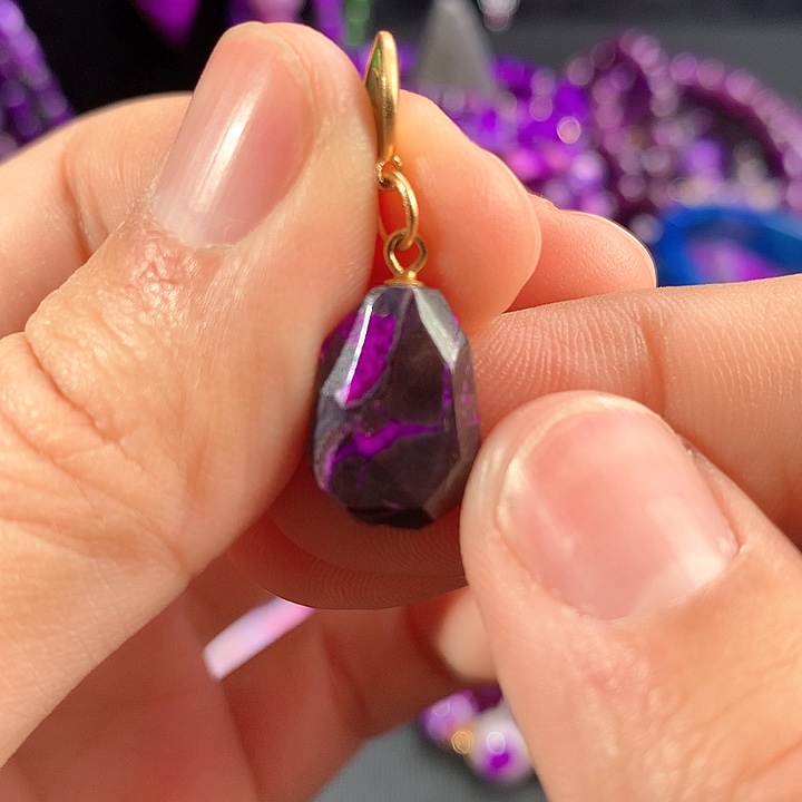 苏纪石（舒俱来）吊坠银S925镶嵌