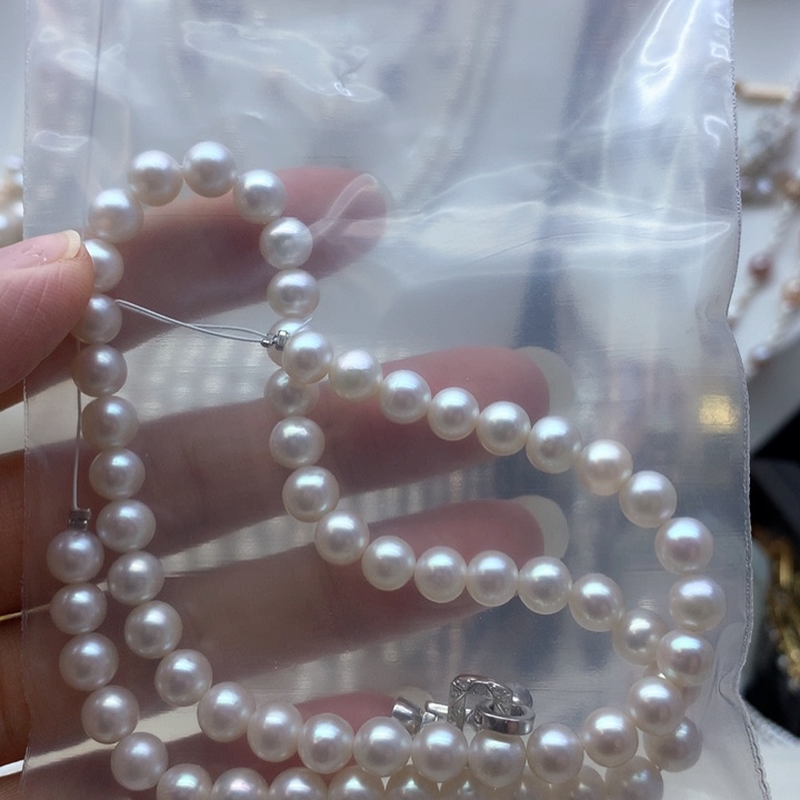 淡水珍珠合金颈饰