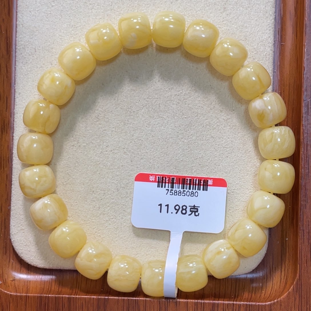 琥珀手链未镶嵌蜜蜡