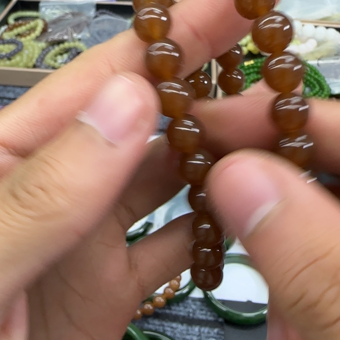 未镶嵌手链和田玉（糖玉）