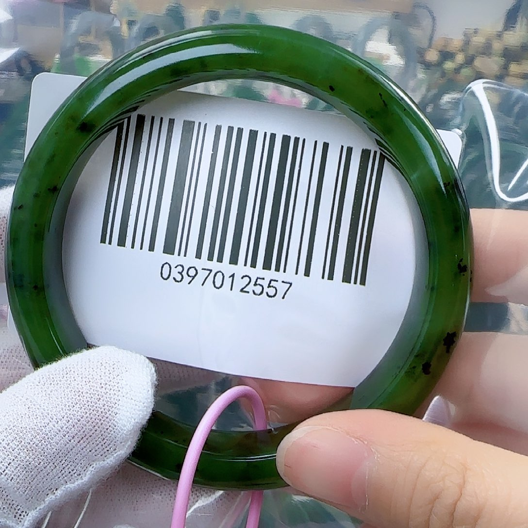 和田玉（碧玉）手镯未镶嵌65