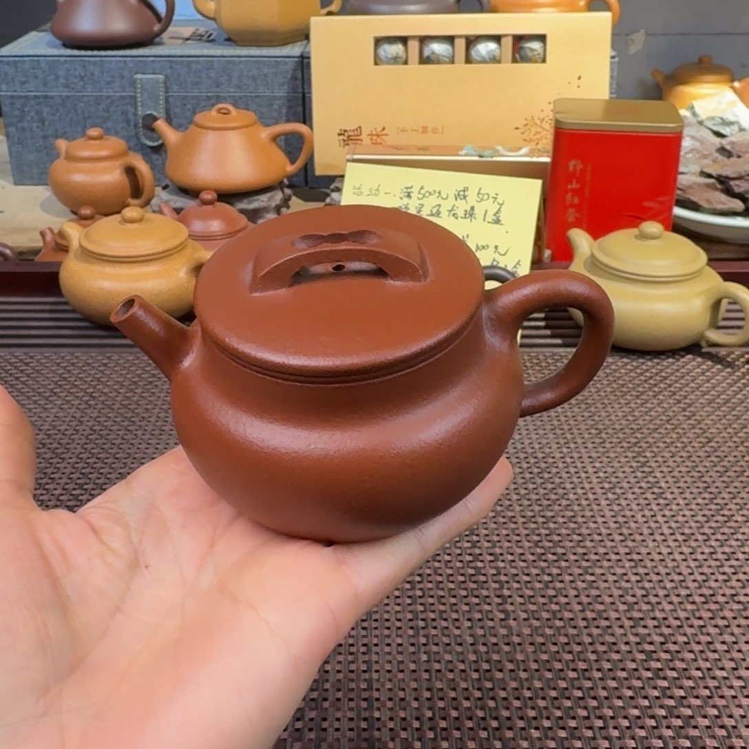 朱泥茶壶特价120毫升左右