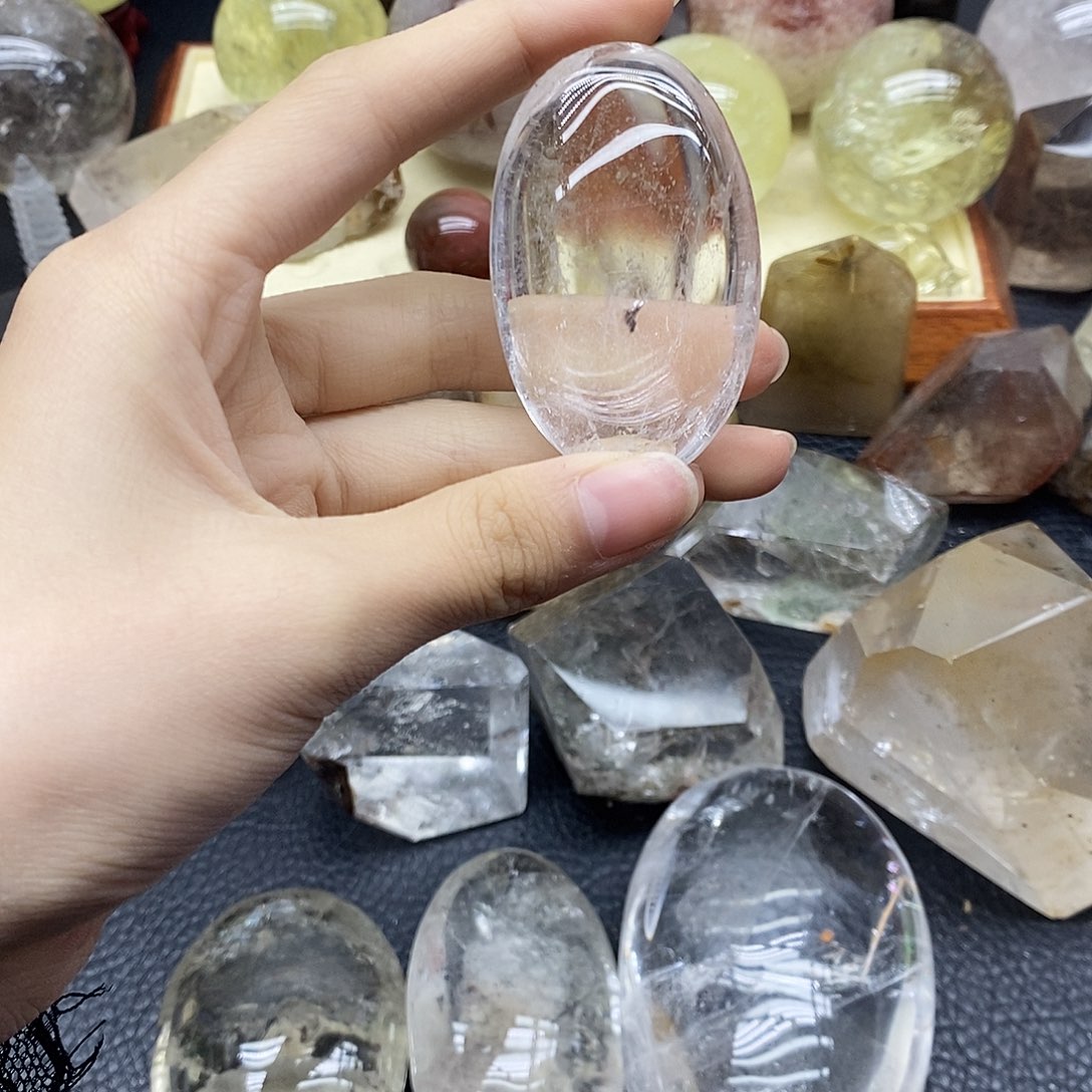 未镶嵌水晶珠宝半成品437水晶石