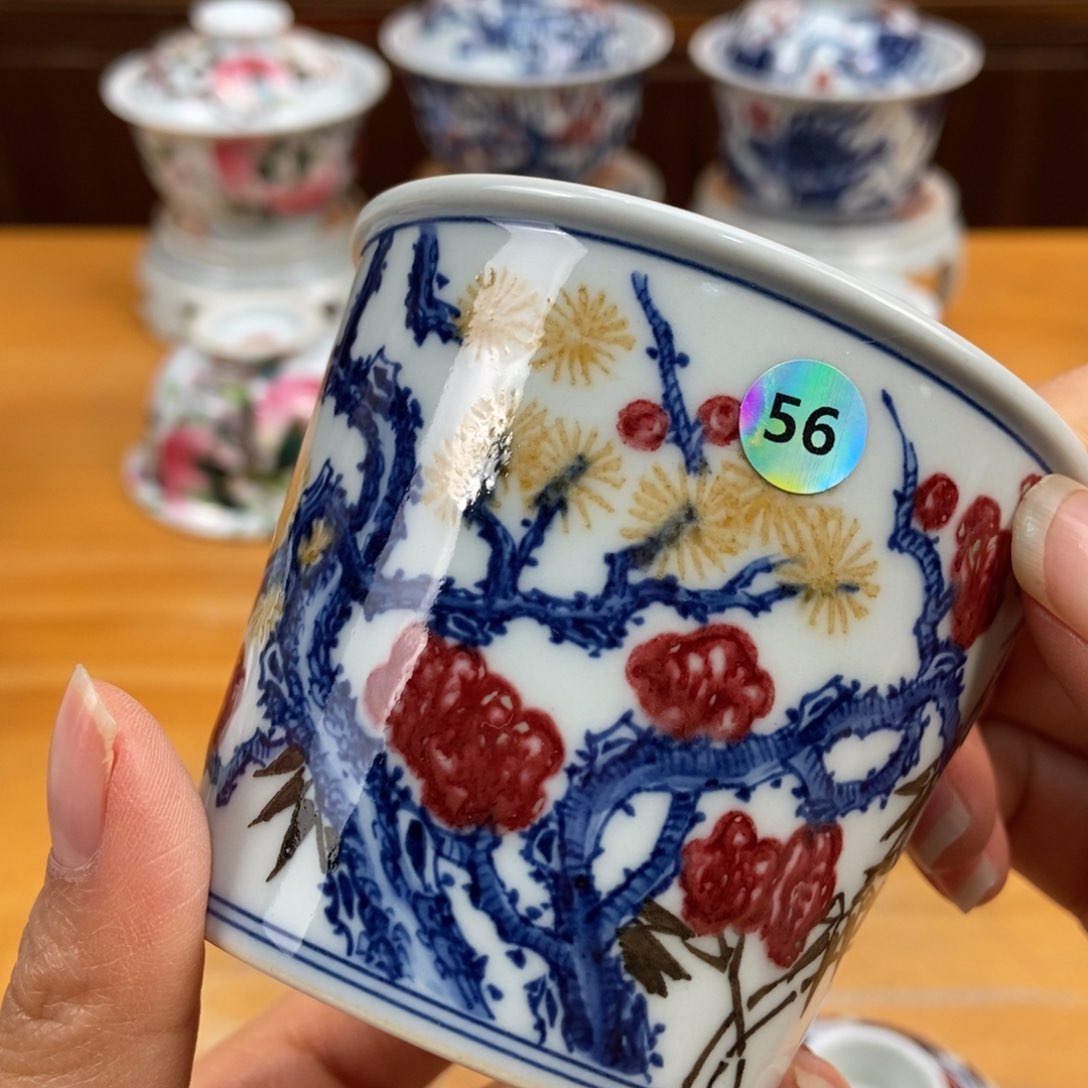 手繪現代茶具非古董