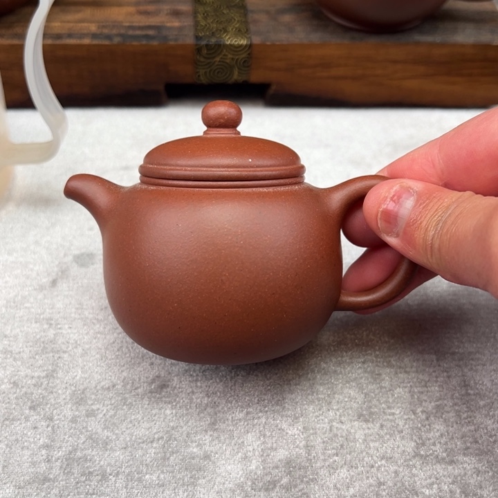 紫砂茶壶150cc老紫泥匏尊