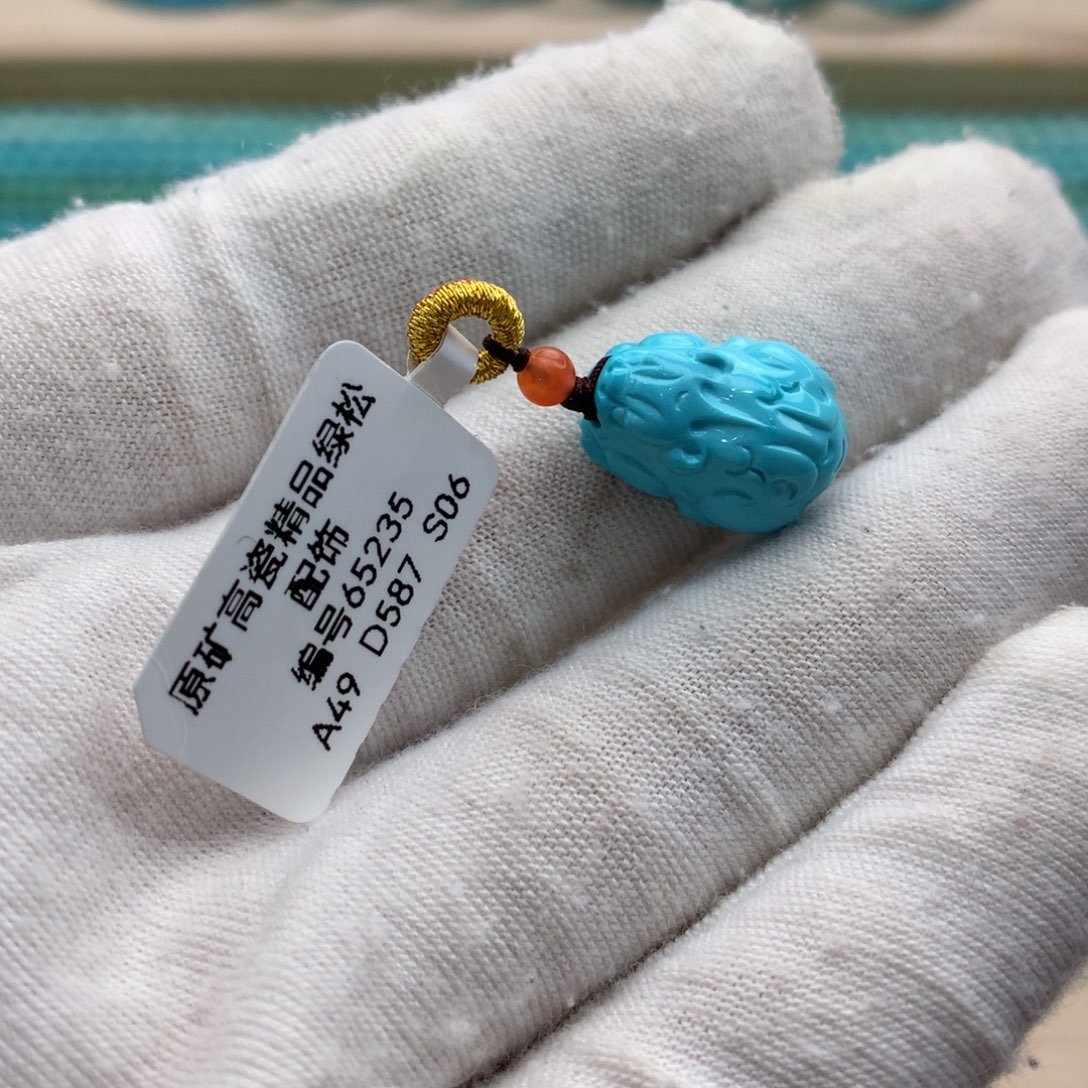 绿松石珠宝奇石未镶嵌