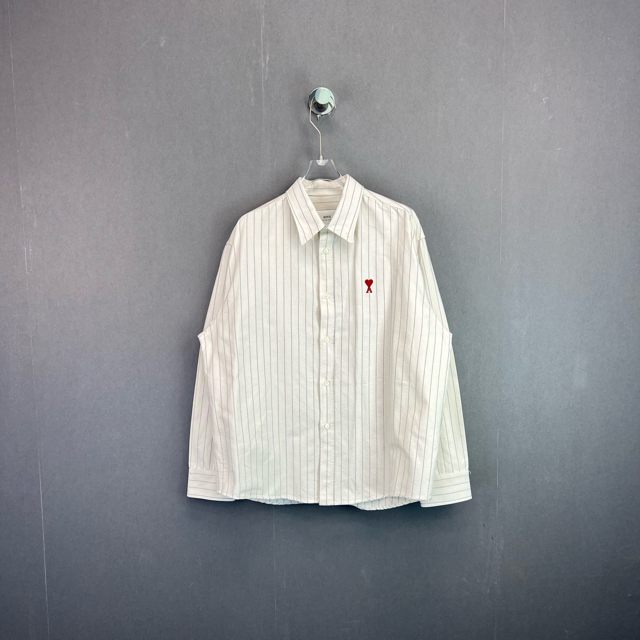 99新 AMIRI M码/条纹线条刺绣经典心形图案/11099650