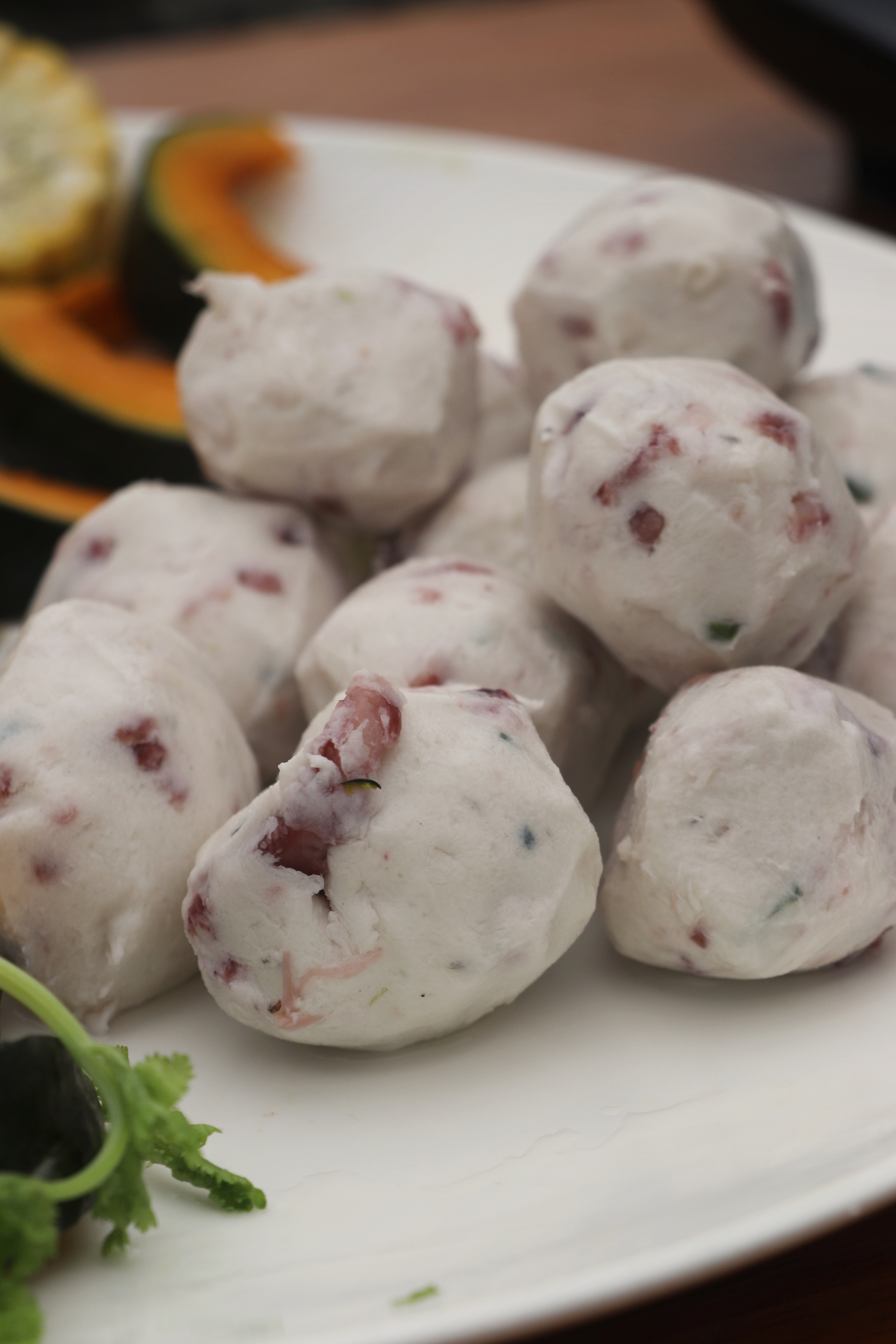 真材实料纯手工潮汕低脂手打章鱼小丸子新鲜火锅海鲜食材 2斤装
