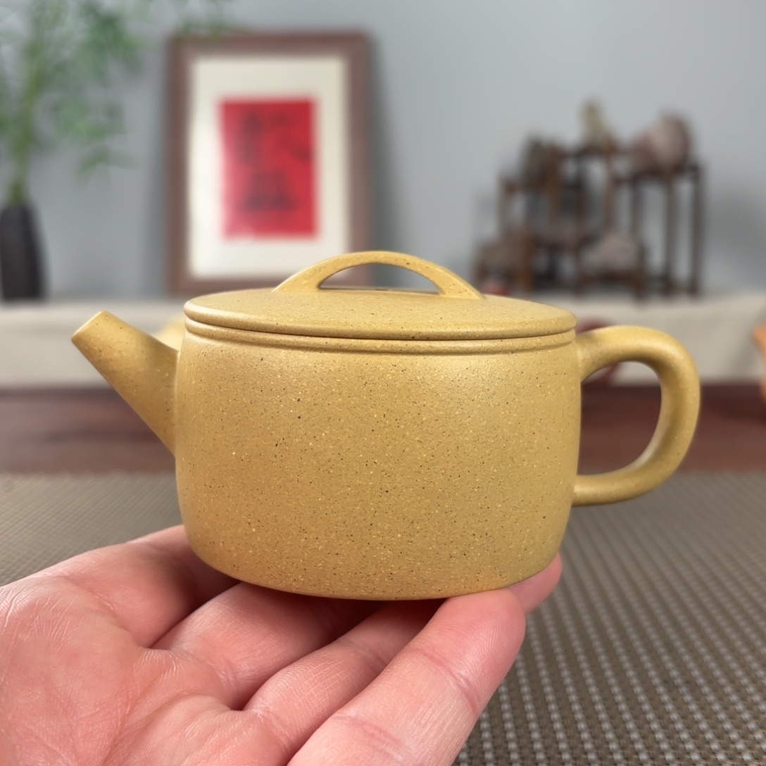 紫砂茶壶黄龙山原矿紫砂壶