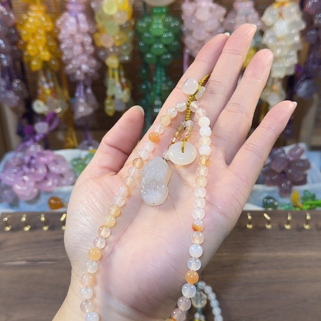 丫***4玛瑙/玉髓未镶嵌福利款挂件通货料子不挑新疆西藏不包邮