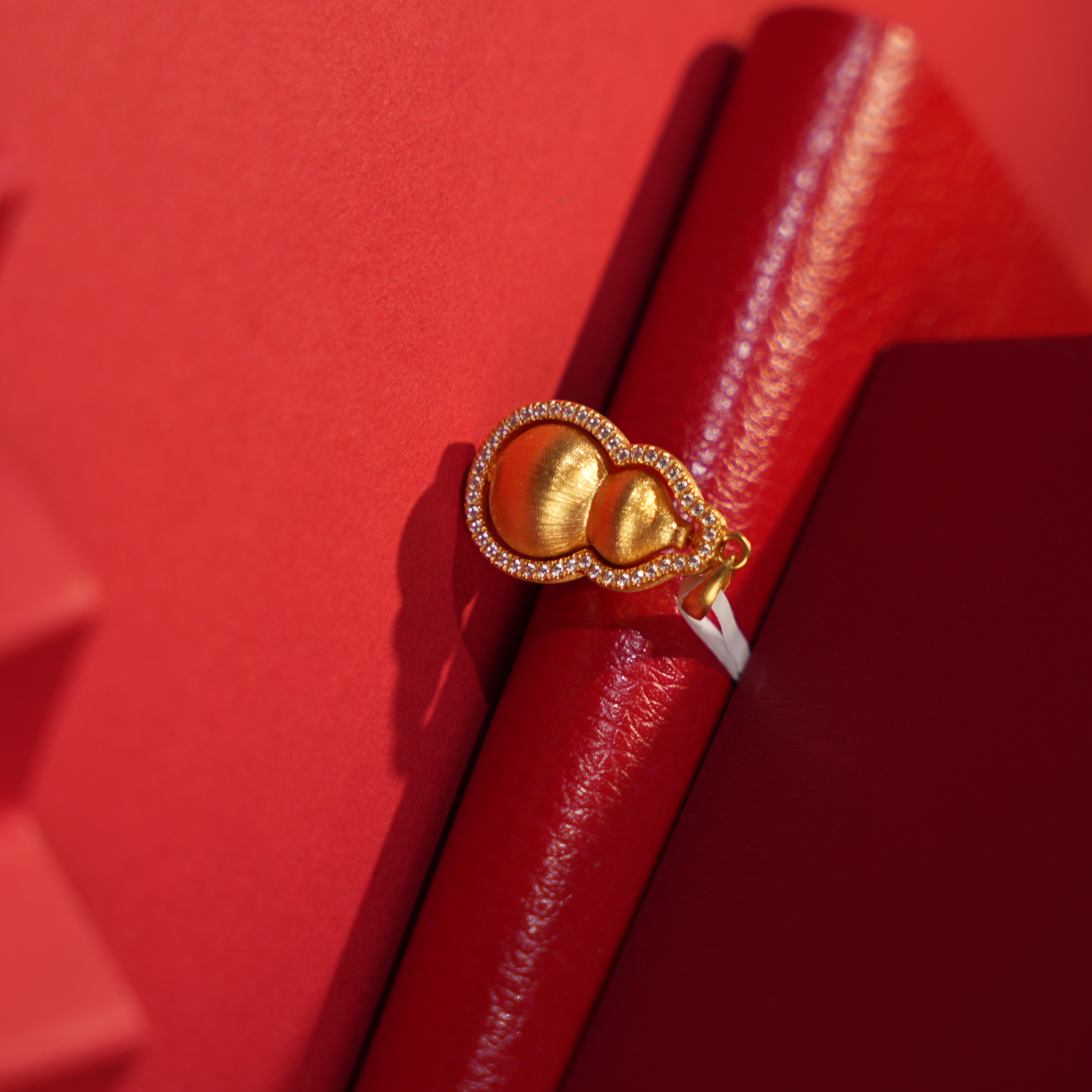 【帆帆黄金】福利款大拉丝葫芦黄金5G足金999【388/132】精致百搭