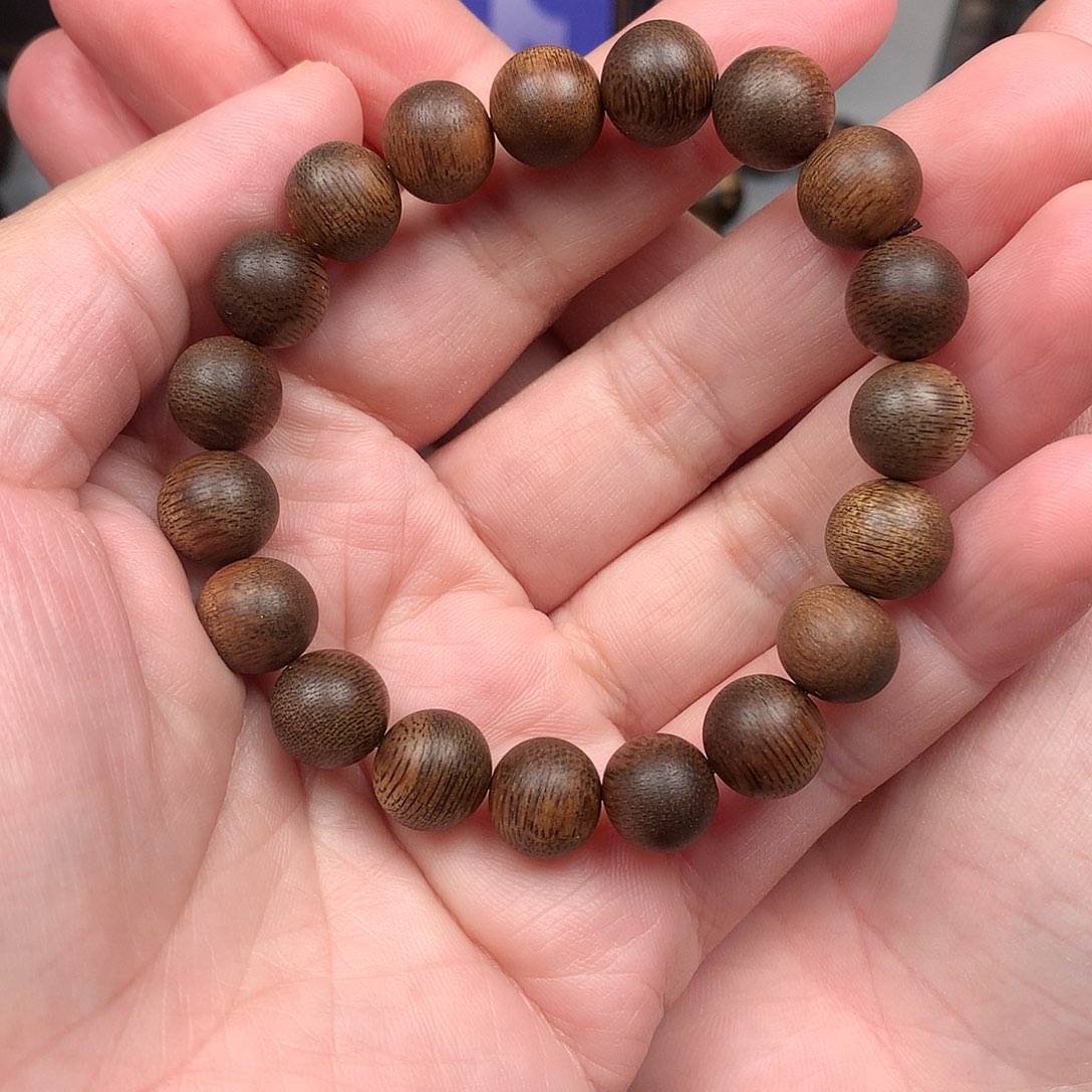 沉香手串越南芽庄白棋楠1.0