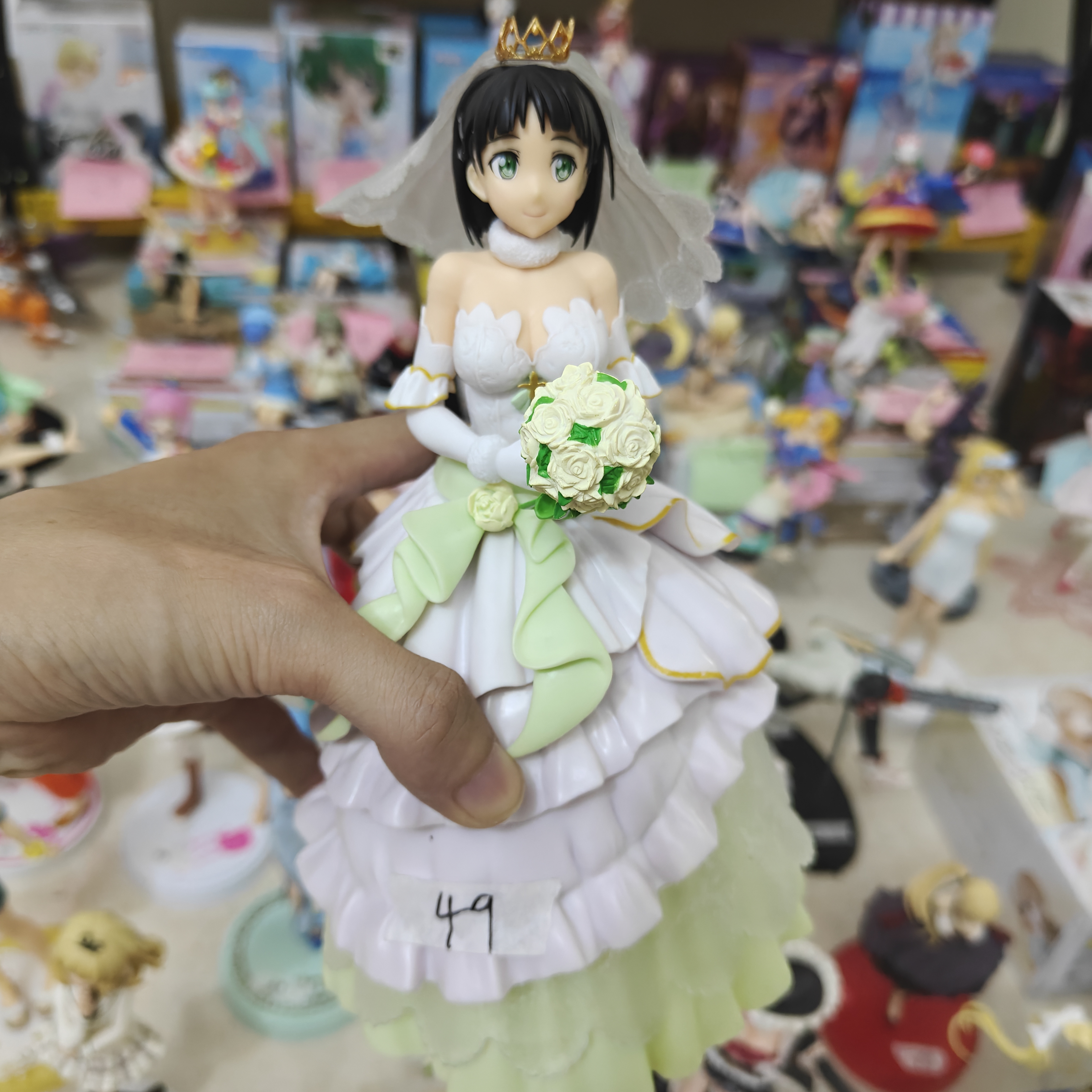 桐谷直叶 婚纱 花嫁 景品手办 正版 拆摆无盒 包邮非偏远