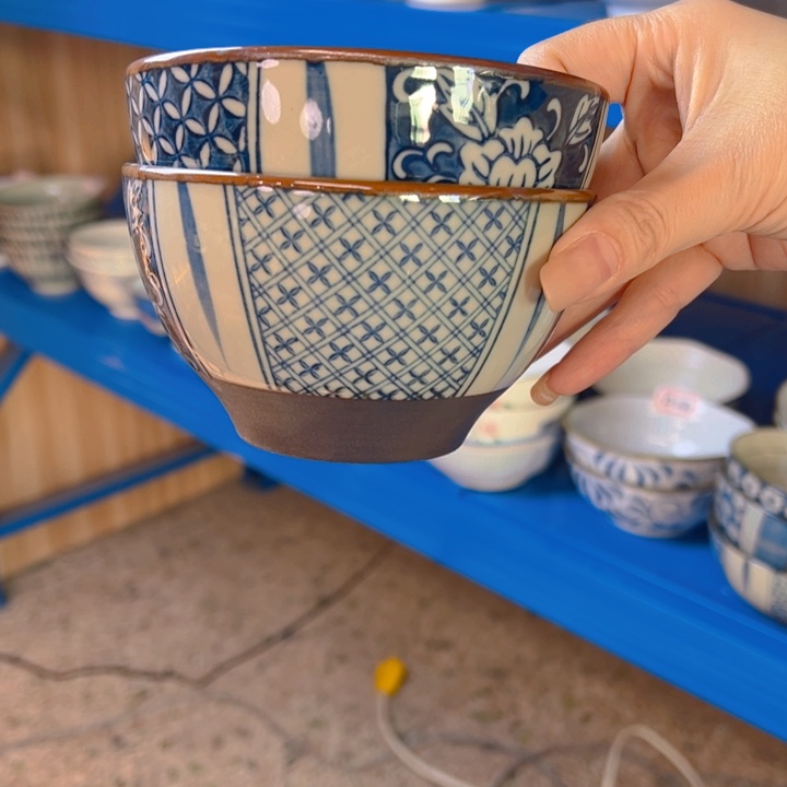 瓷4.7寸米饭碗2只