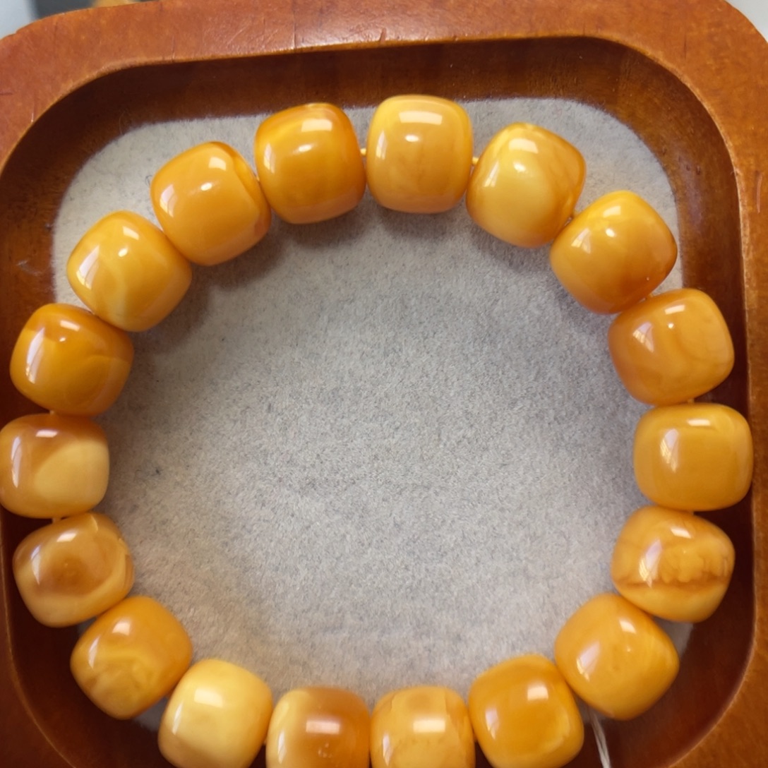 蜜蜡未镶嵌手串蜜蜡