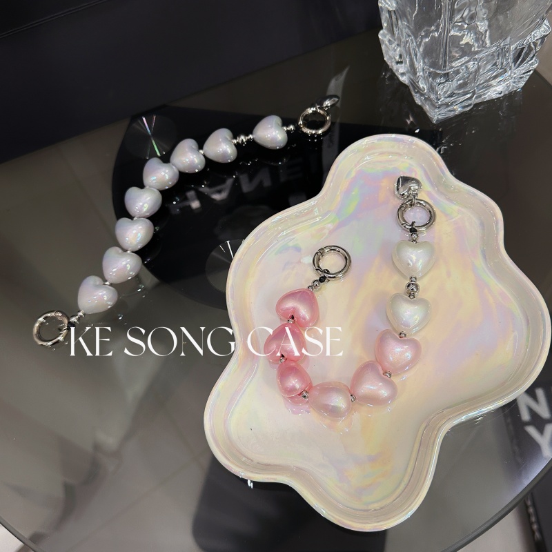 KESONG高定立体爱心手机挂件适用苹果/安卓