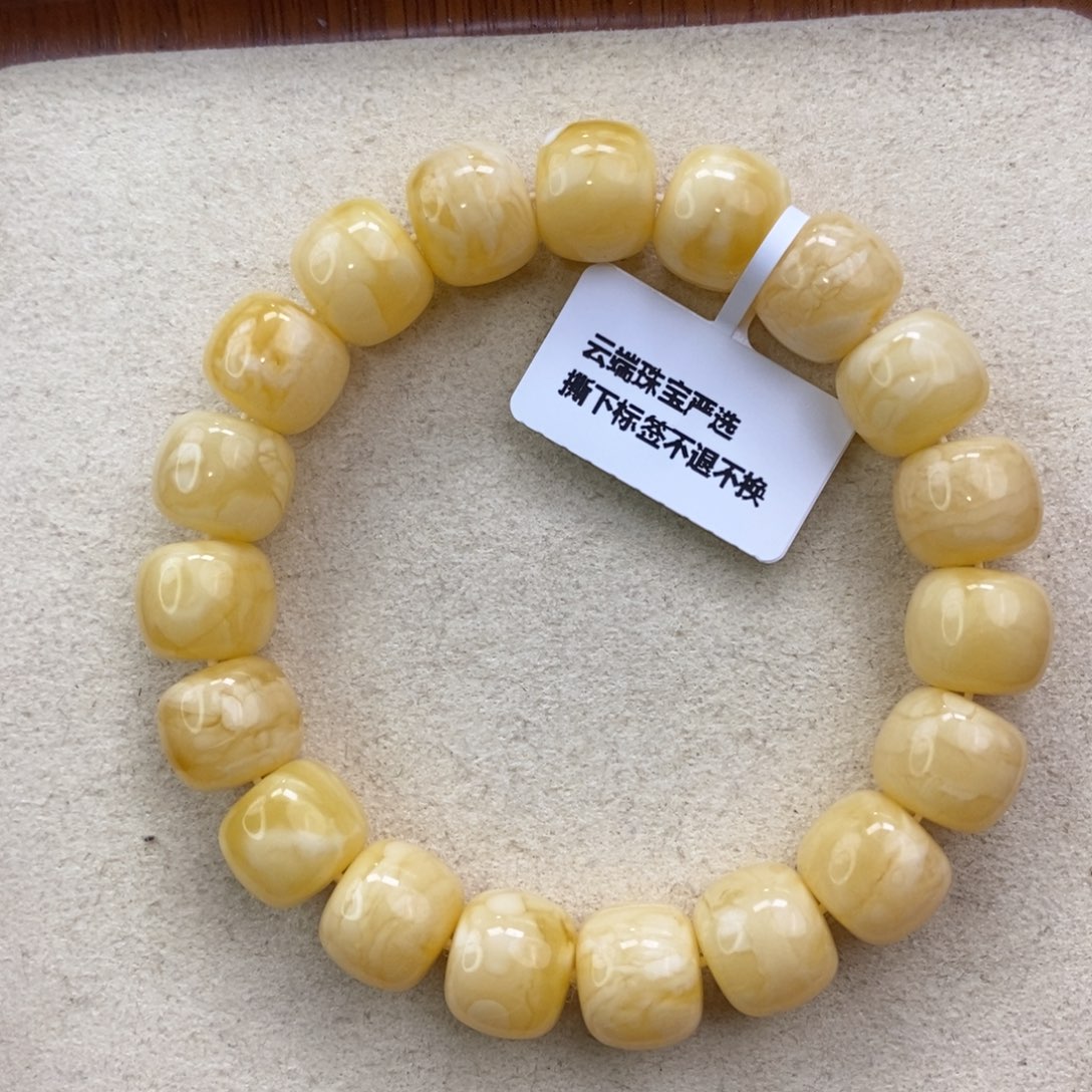 琥珀珠宝奇石未镶嵌12×10.5mm