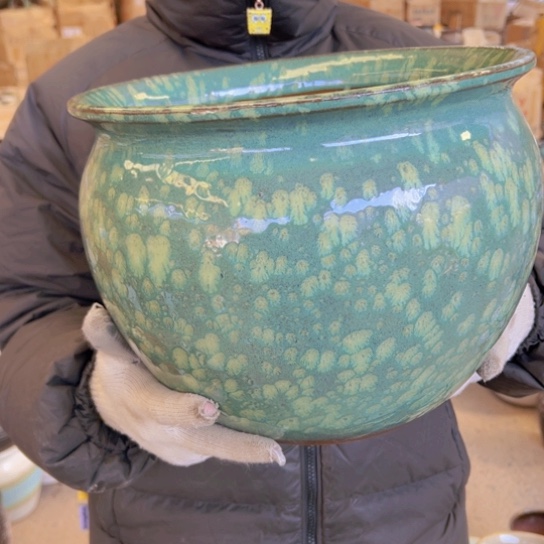 紫砂花盆高24口30————