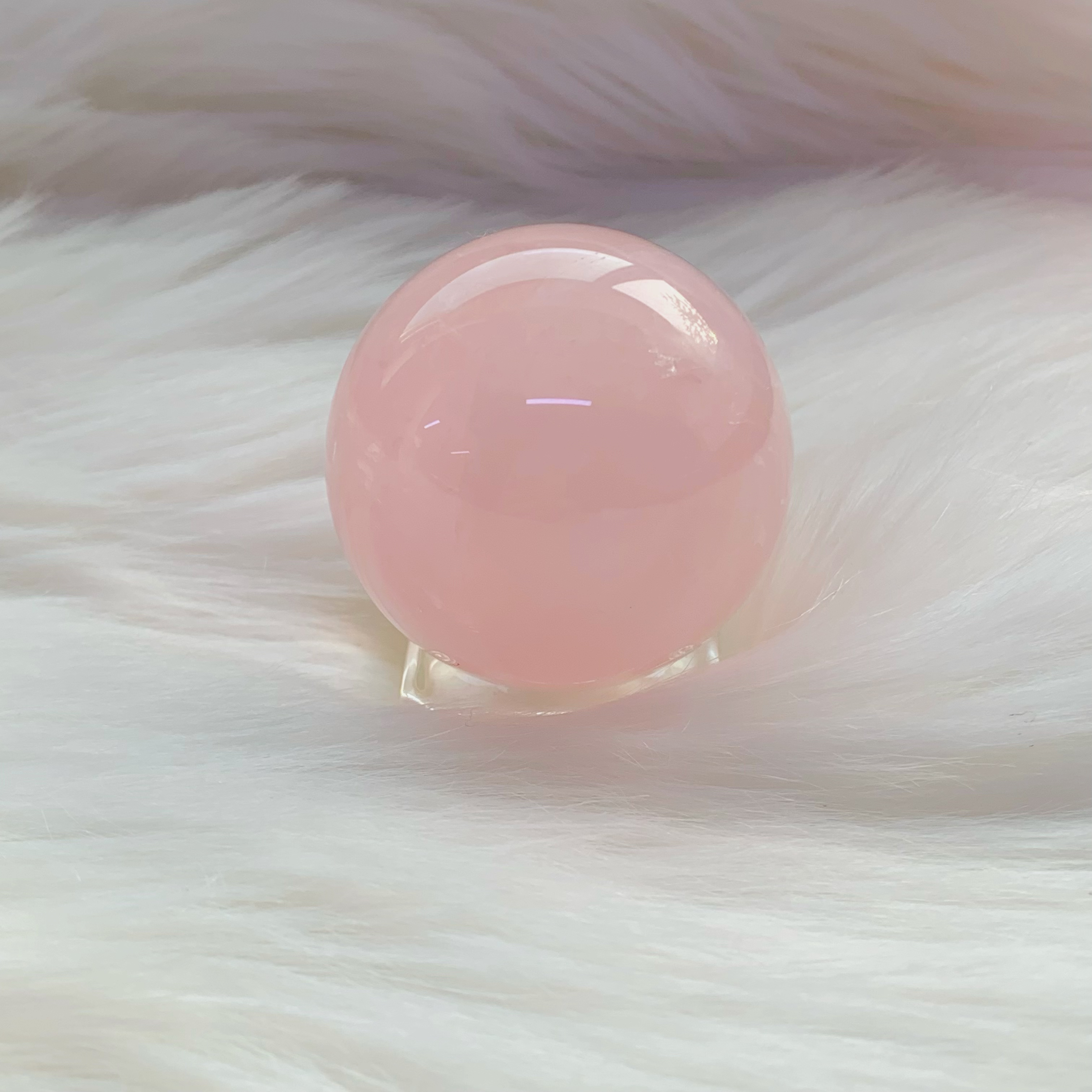 SJQ02天然粉水晶球摆件装饰放多样性发一