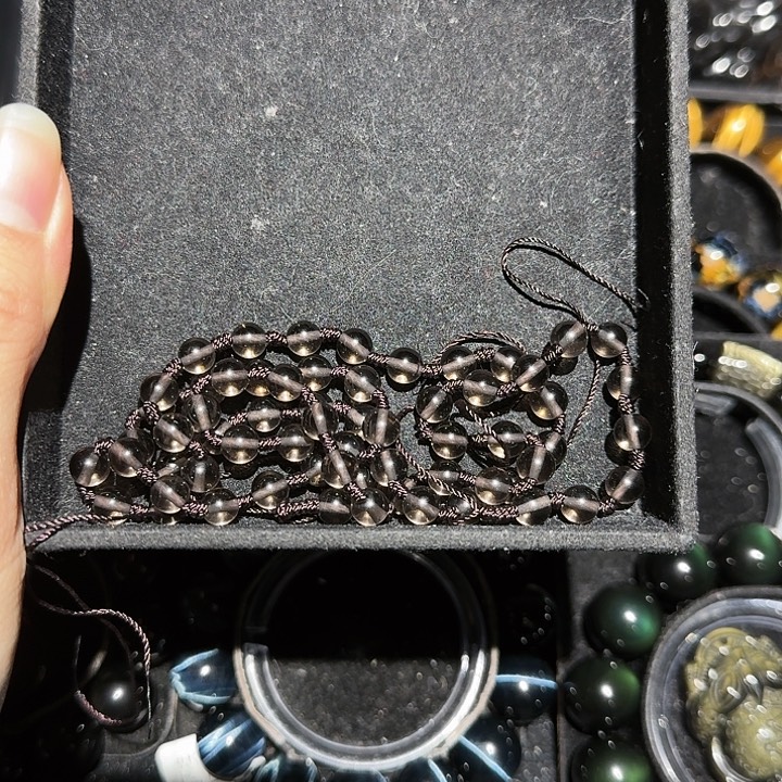 …***！黑曜岩未镶嵌颈饰